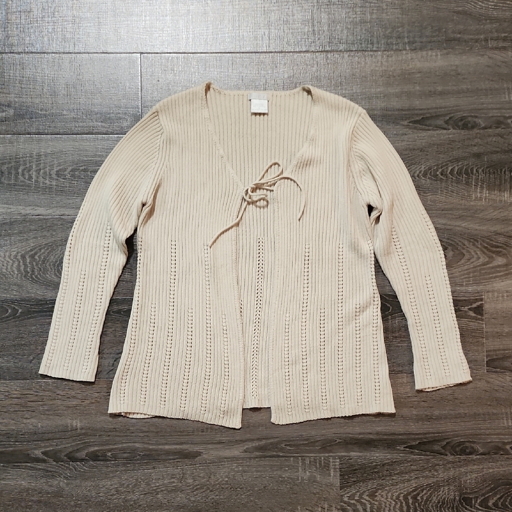 GNW Tie Front Boho Cardigan